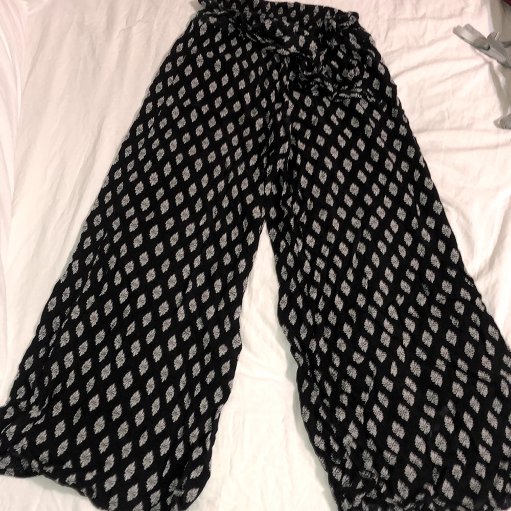 Printed flare pants